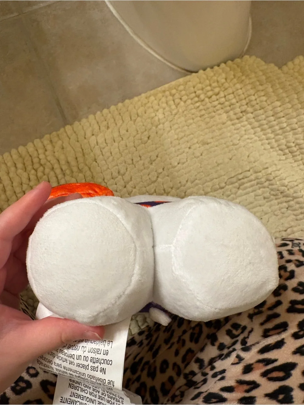 Hello Kitty Halloween Plush  in White, Orange & Teal